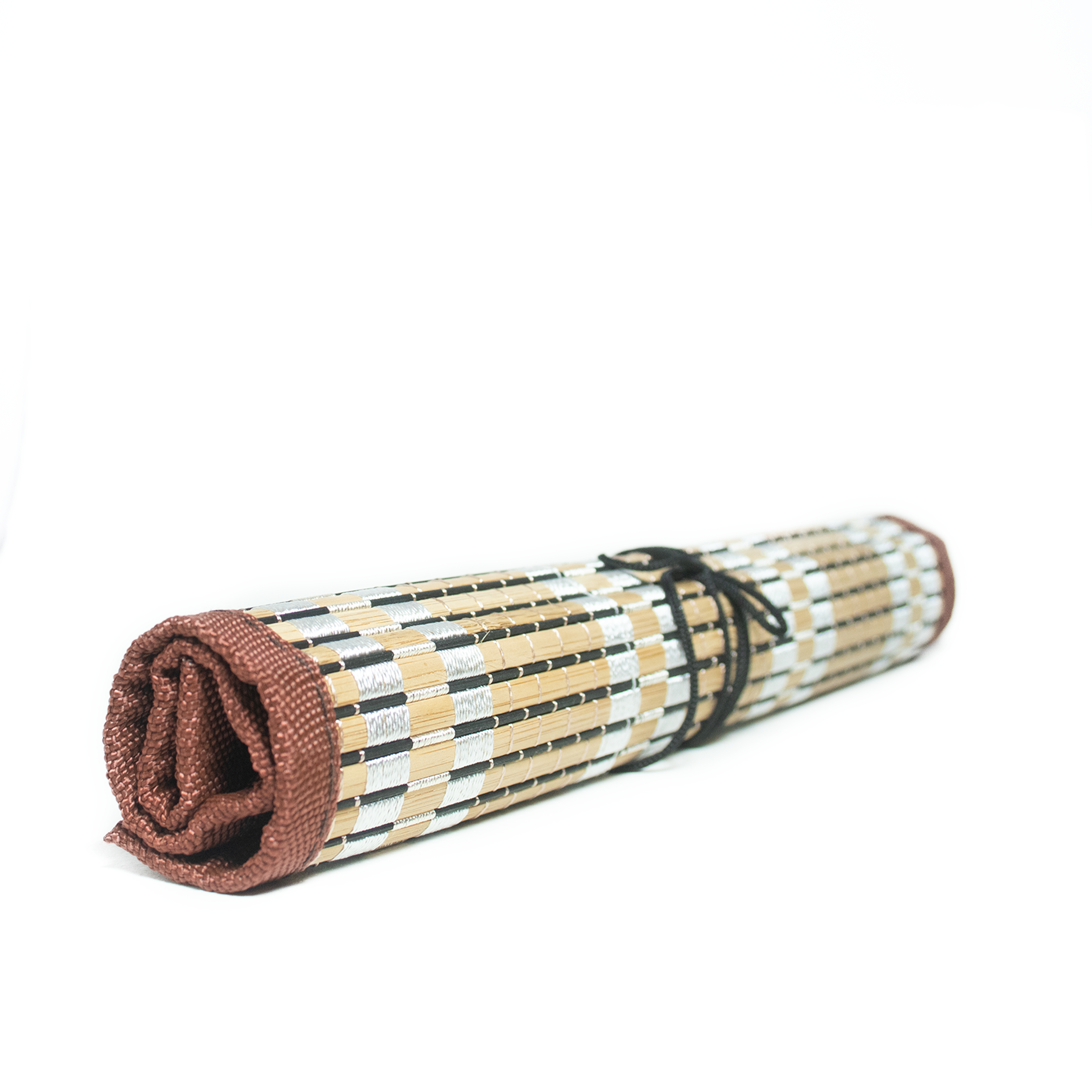 Beginner Brush Pouch TT23 — Bamboo Brush Roll, 6 Slots (25×50 cm) - Image 3