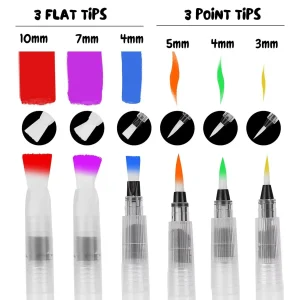 Buy 6PCS Water Brush Pens for Watercolor in Sri Lanka Image 4