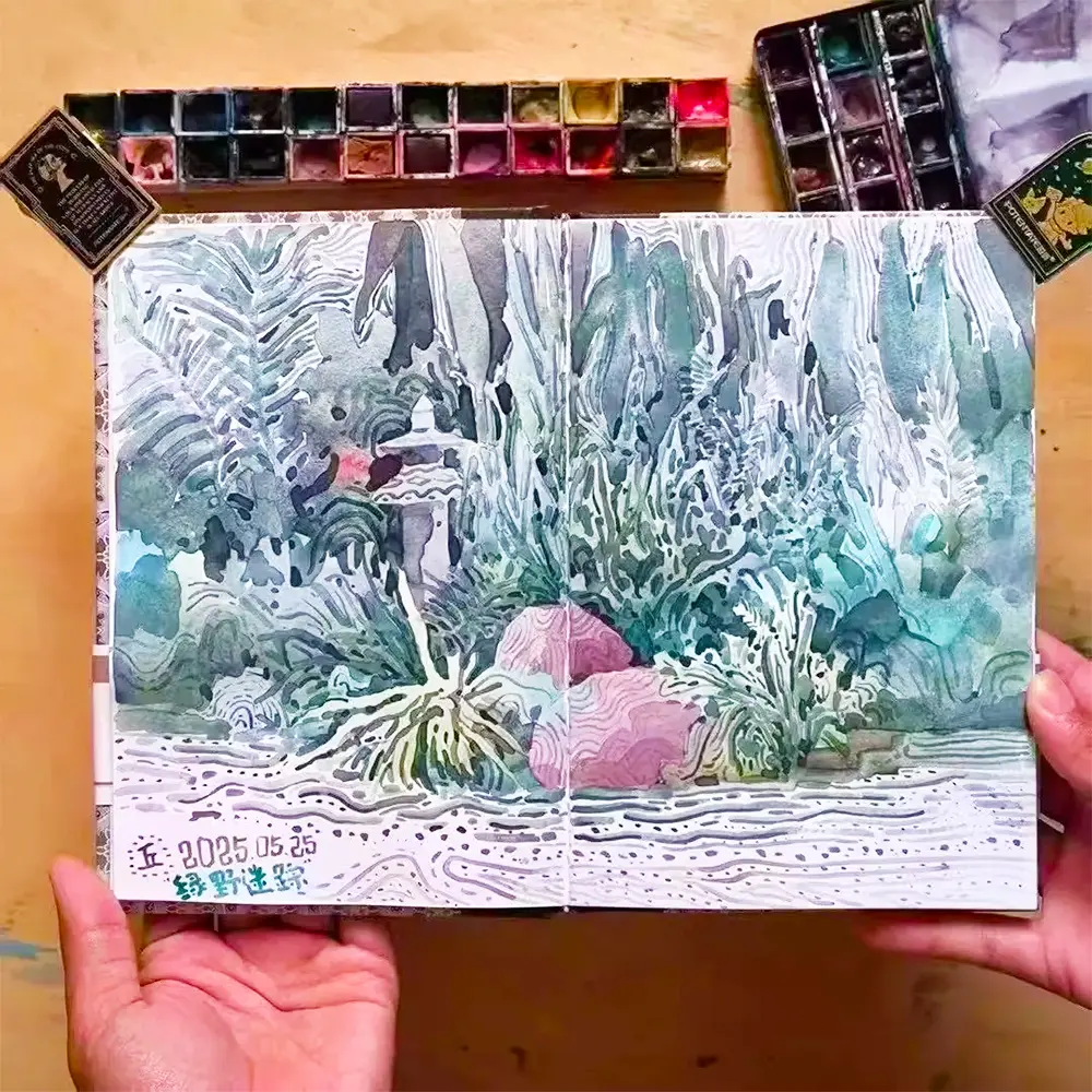 POTENTATE Mixed Media Sketchbook 200gsm (A4/A5/A6) – 40 Sheets, Acid-Free