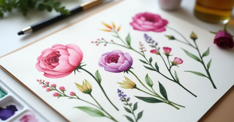 Paint Watercolor Flowers: Loose Floral Tutorial for Beginners