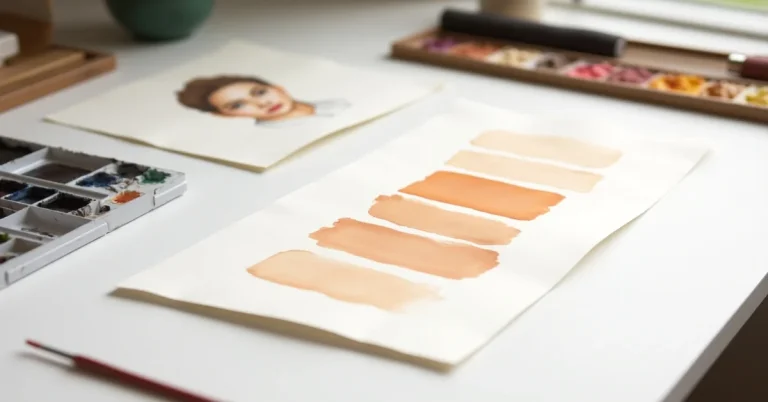 Skin Tones in Watercolor: A Step-by-Step Mixing Guide