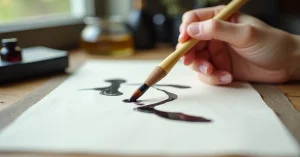 Using Chinese Brushes for Calligraphy and Watercolor